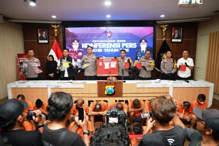 Crime Clearance Turun, Satreskoba Capai 100 Persen dalam Kinerja Polres Jember 2025