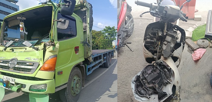 Kecelakaan Maut di Driyorejo Gresik, Truk Tronton Rem Blong Tewaskan Pemotor