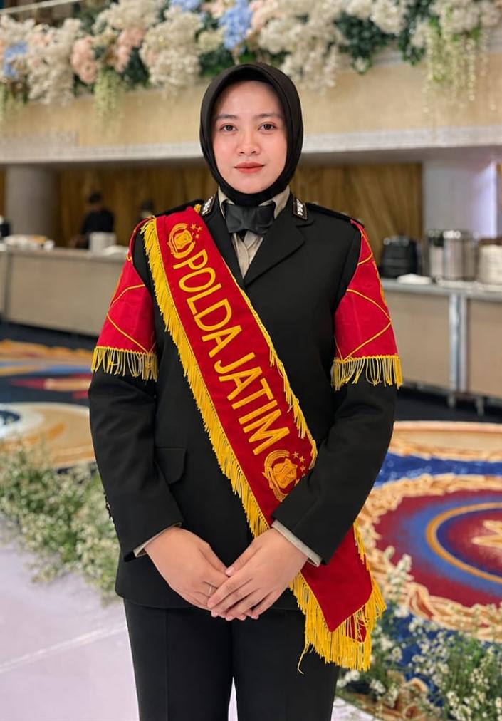 Briptu Aufa Delinda Putri Agata, Sisi Tegas Pengabdi Masyarakat yang Gemar Bersepeda