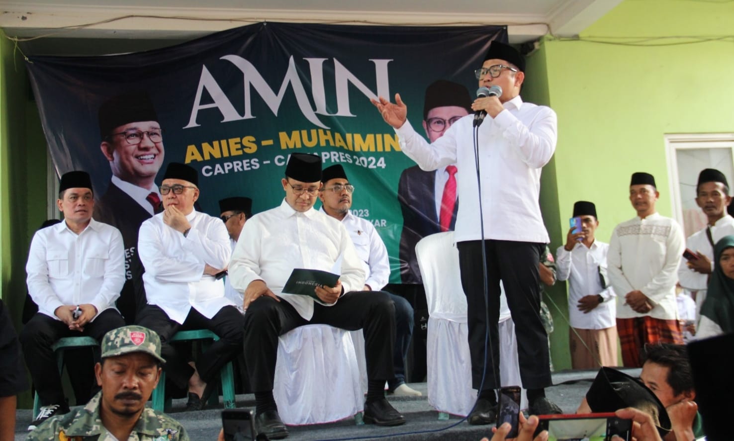 Kunjungi Jombang, Pasangan Anies-Muhaimin Bertemu ke Kiai dan Nyai