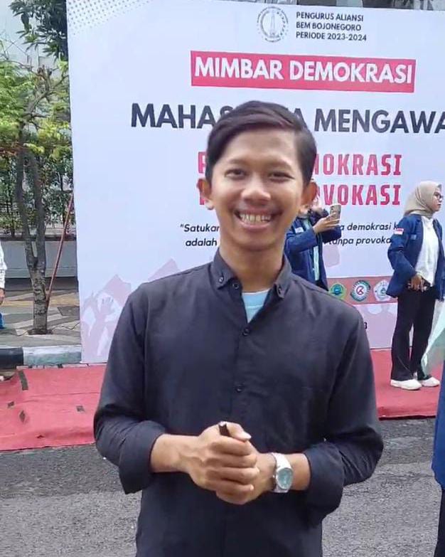 Koordinator Aliansi Badan Eksekutif Mahasiswa di Bojonegoro Tolak Kampanye Hitam