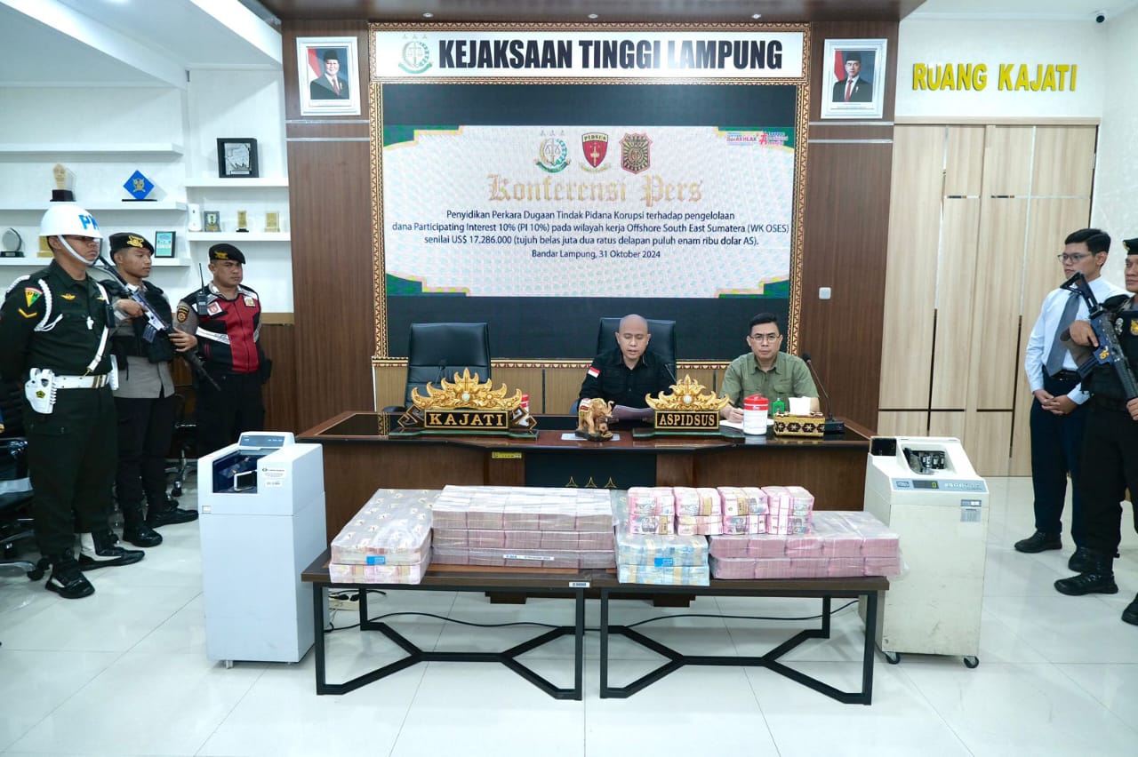 Kejati Lampung Sita Rp 61 M Terkait Kasus Dugaan Korupsi BUMD