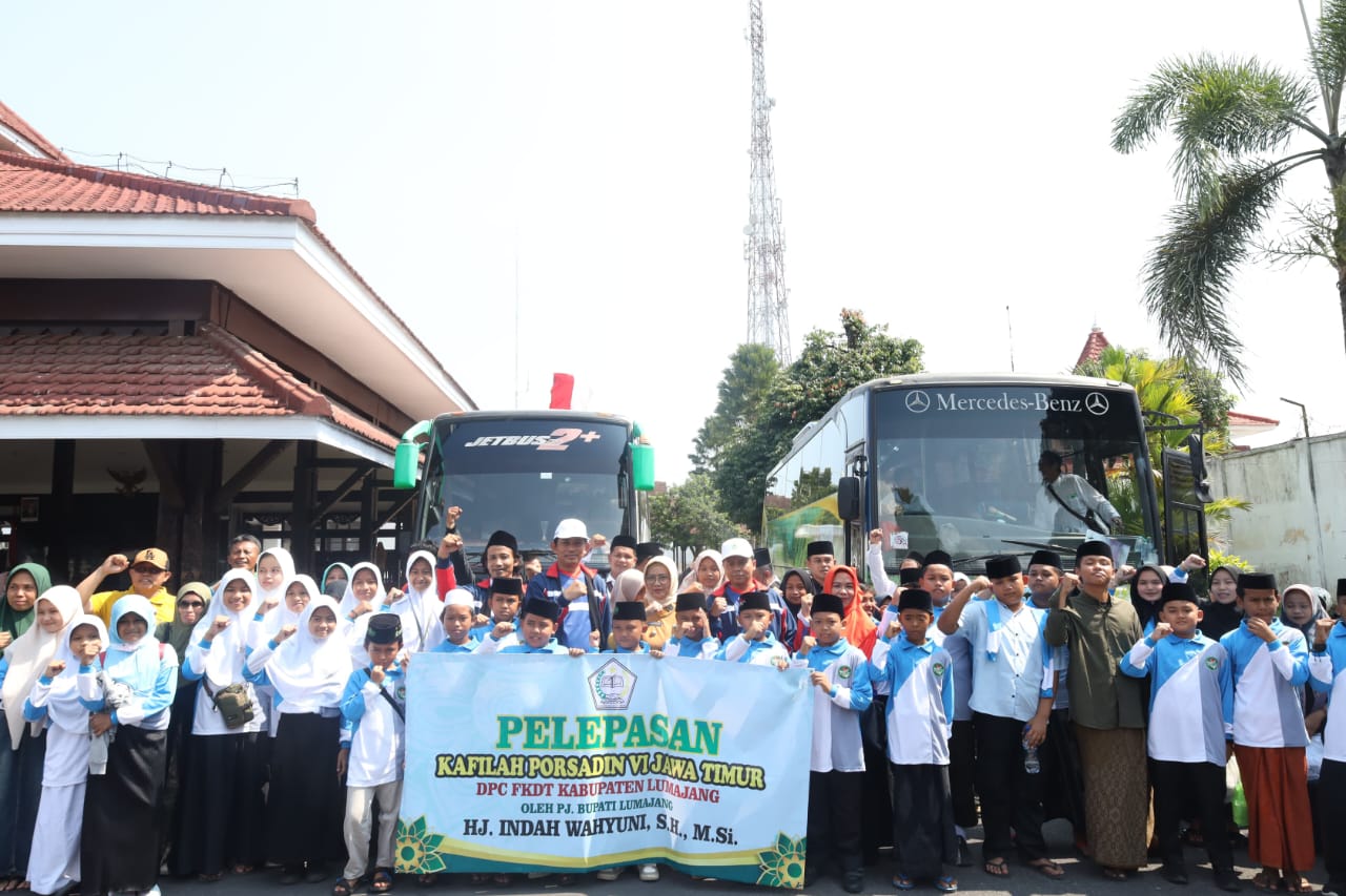 Pj Bupati Indah Wahyuni Lepas 41 Kafilah, Siap Harumkan Lumajang di Porsadin VI Jawa Timur