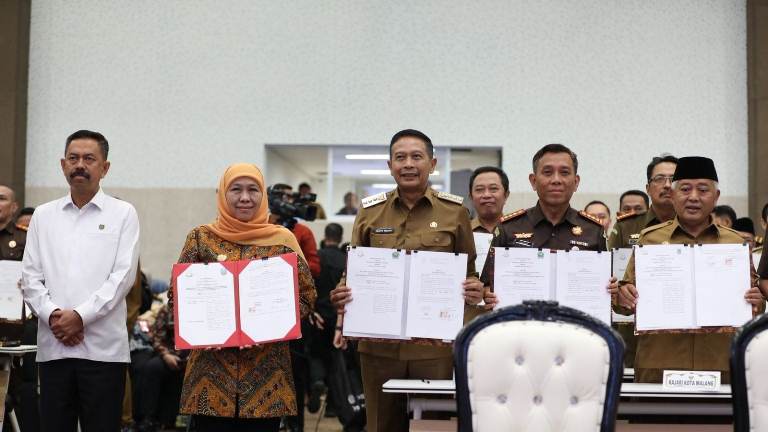 Kejaksaan dan Pemda Se-Jawa Timur Teken PKS Penerapan Pidana Kerja Sosial