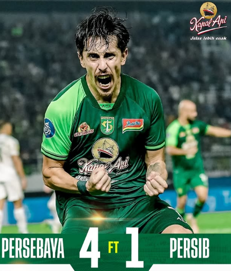 BREAKING NEWS: Pesta Gol 4-1ke Gawang Persib, Pelatih Persebaya Paul Munster Aman