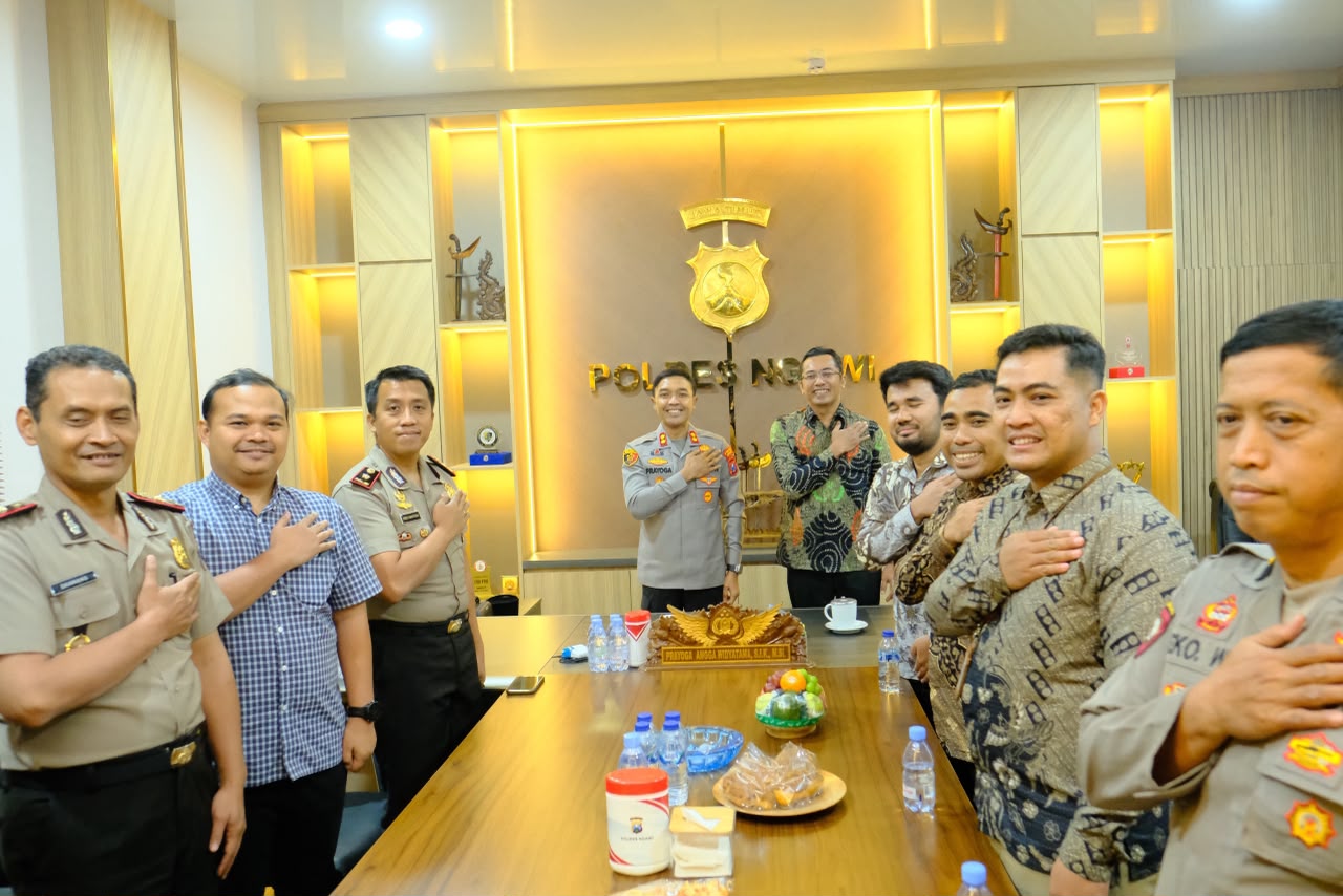 Sinergi Beri Keamanan dan Pelayanan Publik, Polres Ngawi Terima Kunjungan PT PLN UP3 Madiun 