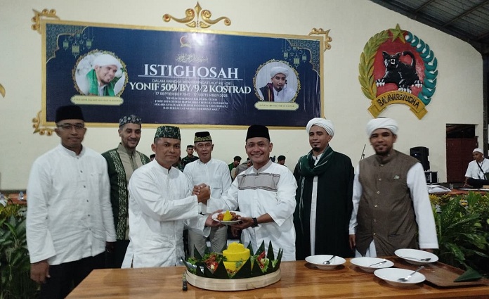 Yonif 509 Kostrad Gelar Istigasah Peringati HUT Ke-78: Teguhkan Komitmen Jaga Kedaulatan NKRI