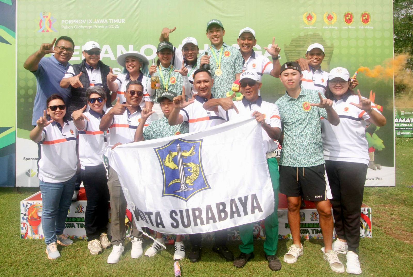 Surabaya Berjaya! Sapu Bersih 7 Emas di Cabor Golf Porprov IX Jatim