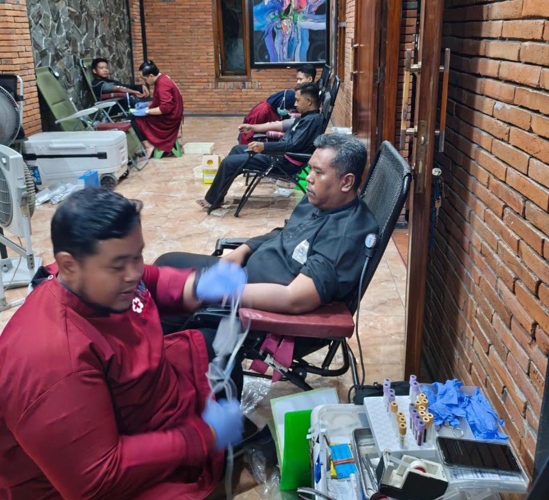 Gandeng PMI, PSHT Bojonegoro Gelar Donor Darah Diikuti 150 Siswa dan Pelatih