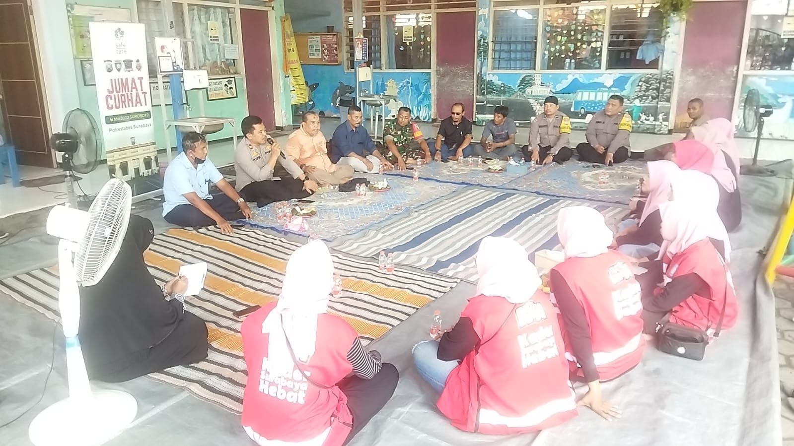 Jumat Curhat Polsek Mulyorejo Sambangi Pos Paud Mawar, Sinergi dengan Warga dan Instansi Terkait