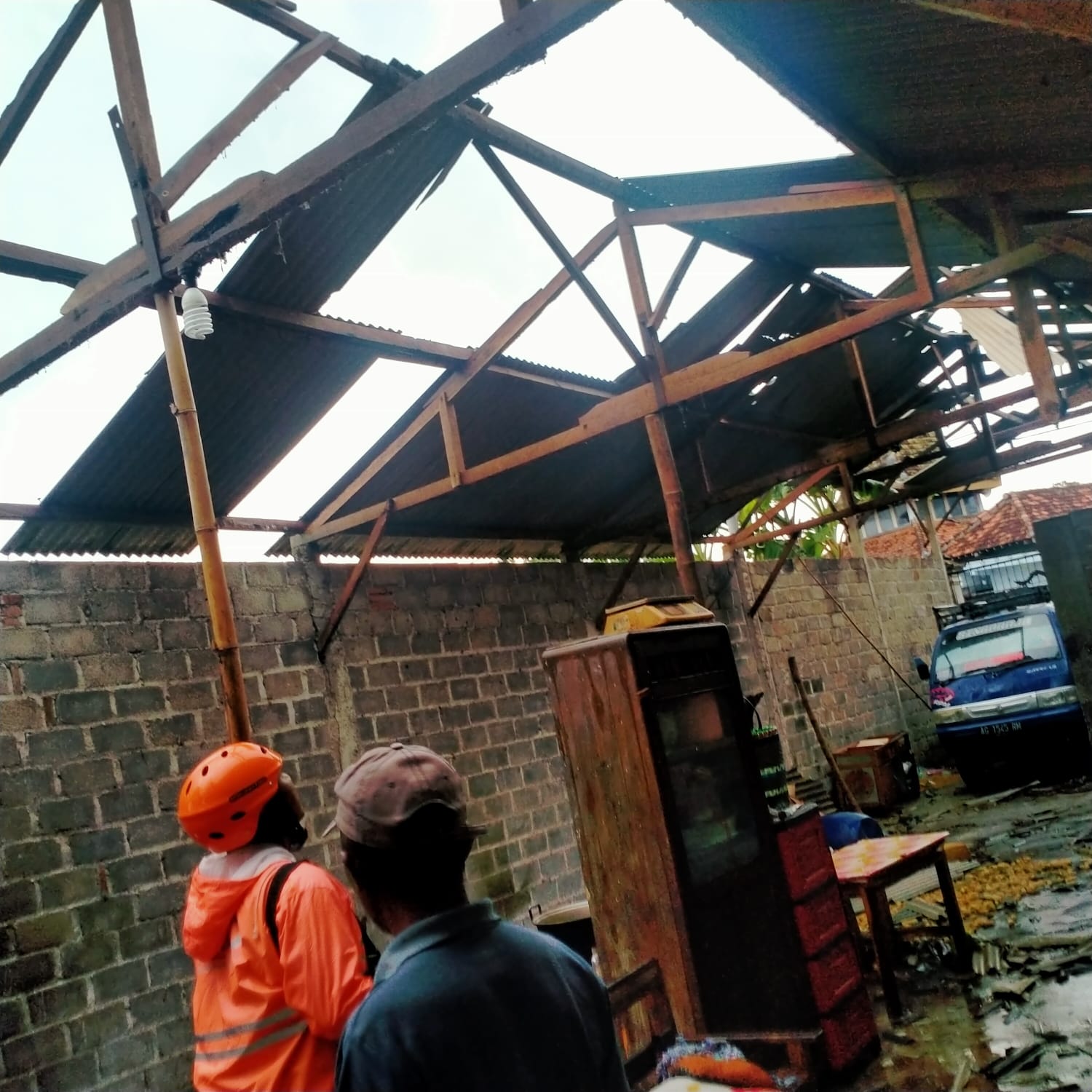 Diterjang Puting Beliung, 41 Rumah Warga Tulungagung Rusak