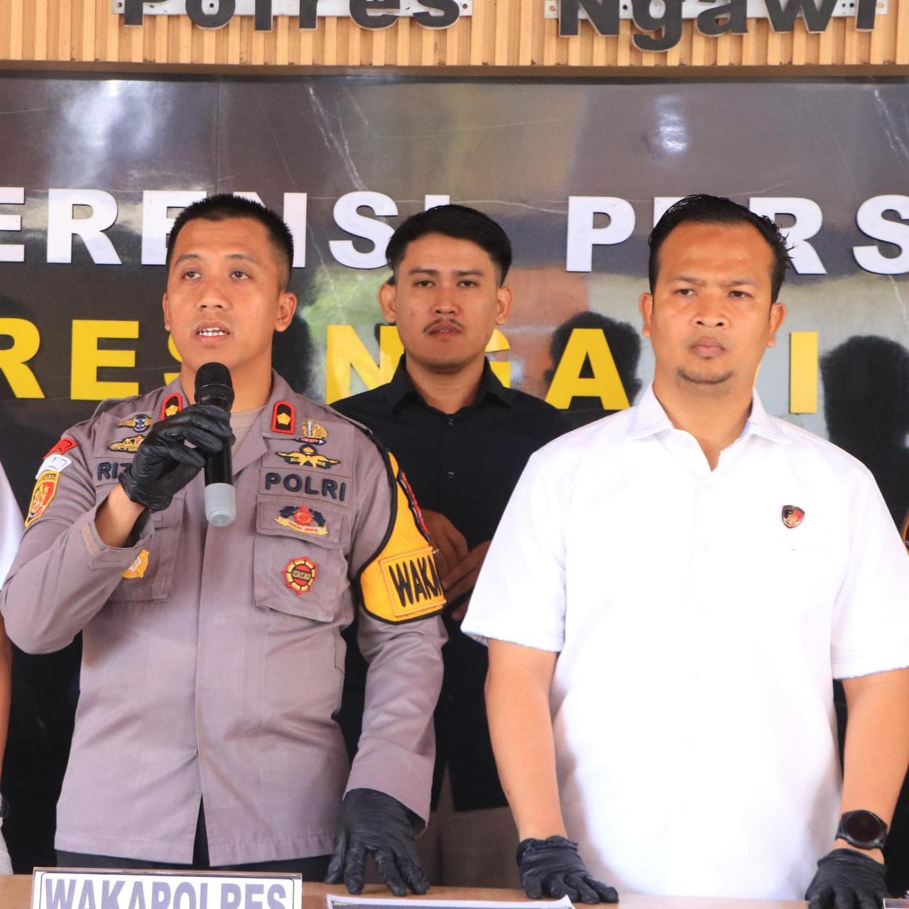 Operasi Pekat Semeru 2026, Polres Ngawi Amankan 6 Pelaku Judi Online