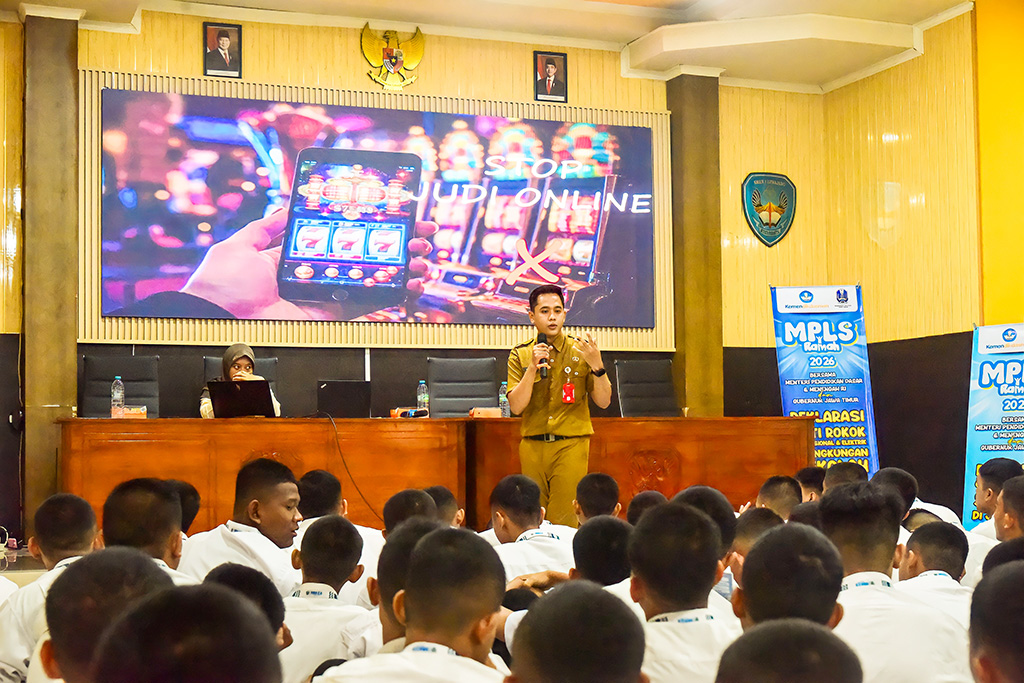 Ribuan Pelajar Memasuki MPLS, Diskominfo Lumajang Mengajak Bijak Bermedia Sosial