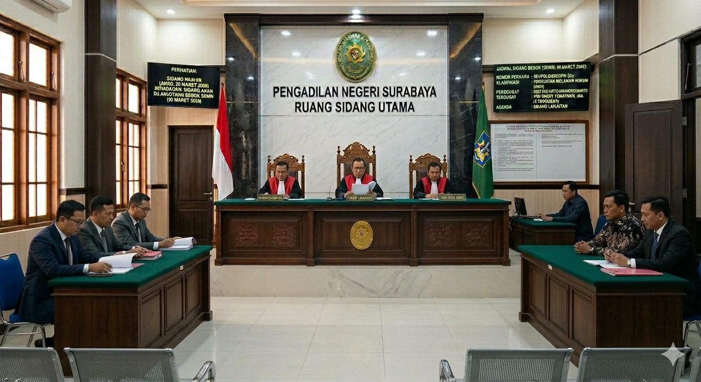 Sidang Gugatan PMH Eddy Soetjipto vs 5 Tergugat Kembali Bergulir di PN Surabaya Besok