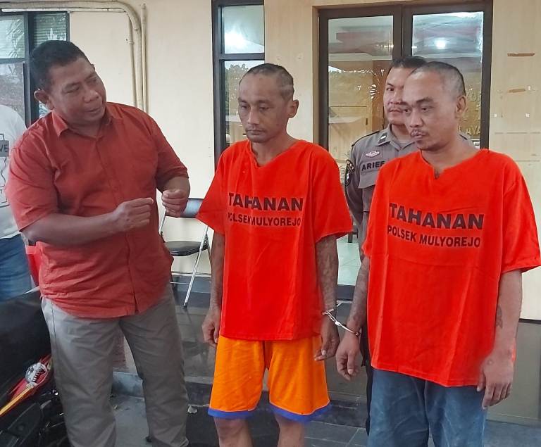 Dua Maling Motor di Surabaya Tertangkap Usai Curi Elpiji