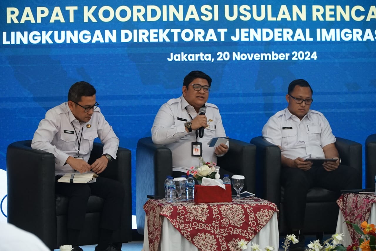 Kanwil Kemenkumham Maluku Ikuti Rakor Usulan Rencana Aksi di Ditjen Imigrasi Tahun 2025