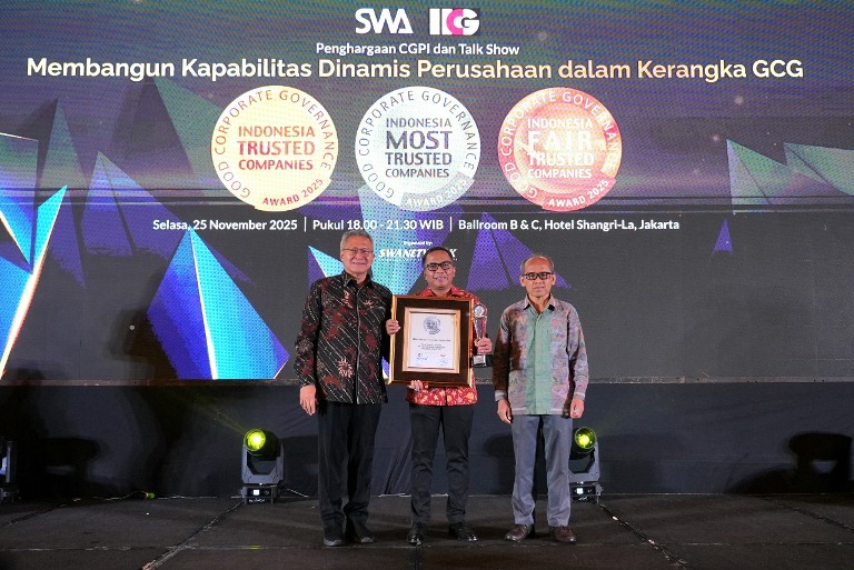 BRI Dinobatkan sebagai Perusahaan dengan Tata Kelola Terbaik di Penghargaan Indonesia Trusted Companies 2025