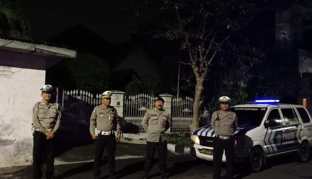 Antisipasi Kejahatan, Polsek Sawahan Intensifkan Patroli Malam di Pemukiman Argopuro