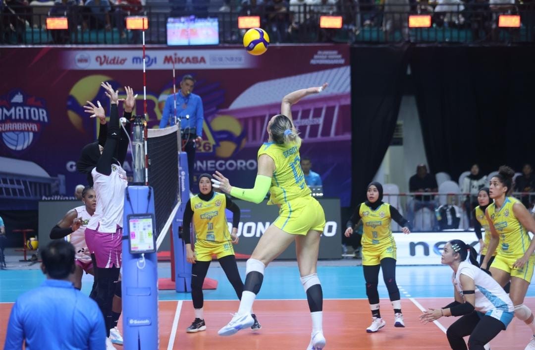 Duel Sengit, Popsivo Polwan Kalahkan Jakarta Electric PLN Mobile 3-2