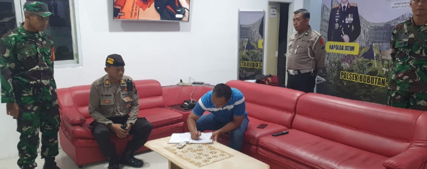 Ops Mantap Brata Polsek Bubutan Dikunjungi Pasi Ops Kodim 0830 Mayor Inf Heri Susanto