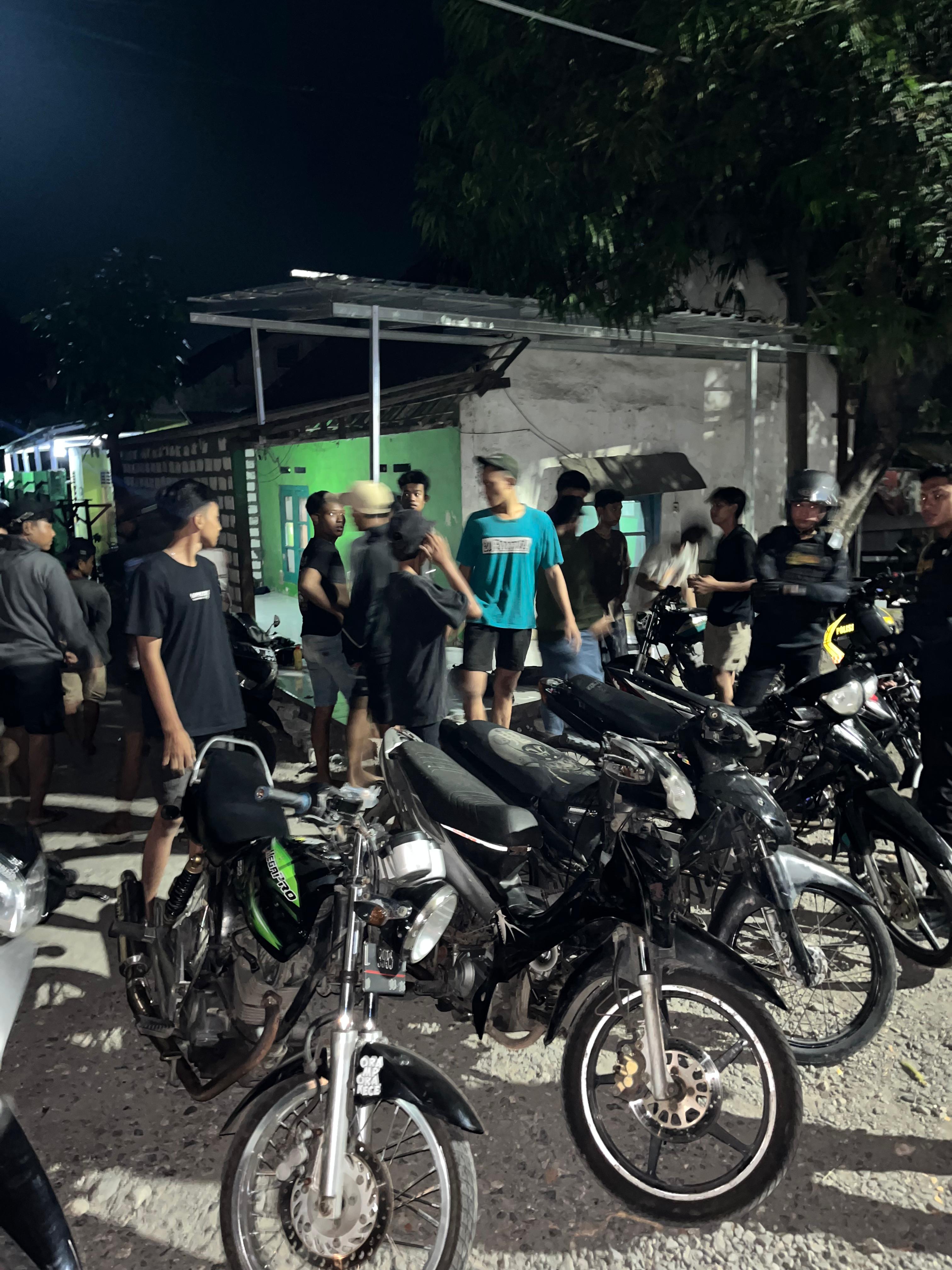 Satsamapta Polres Gresik Amankan Enam Remaja Balap Liar di Jalan Raya Bungah