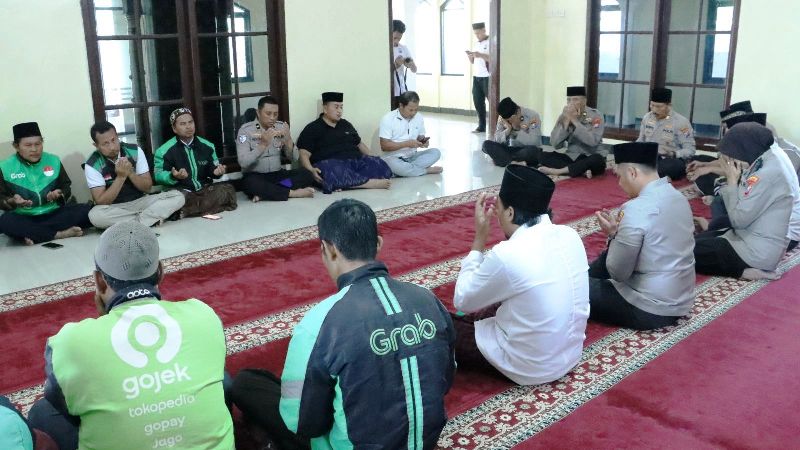 Kapolres Bangkalan Ikut berduka Cita, Gelar Salat Gaib danTahlilan Wafatnya Affan Kurniawan
