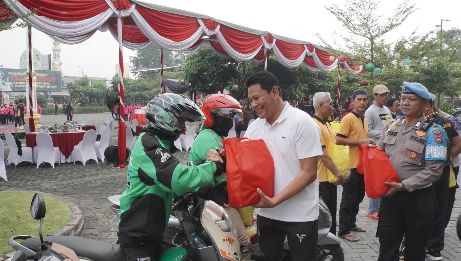 Sambut Hari Bhayangkara Ke-79, Polresta Sidoarjo Gelar Olahraga Bersama