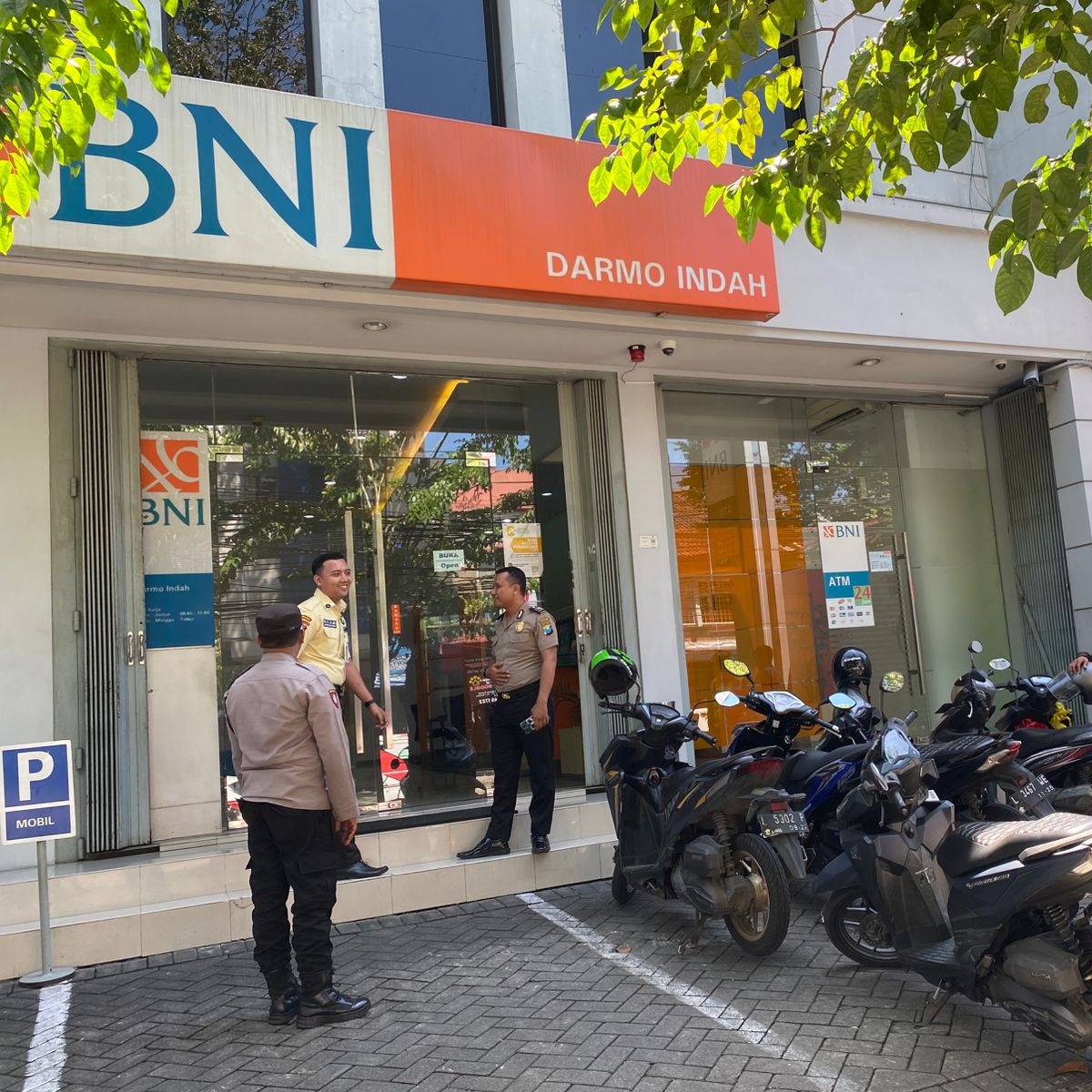 Patroli Kota Presisi, Polsek Tandes Sambangi Perbankan Pastikan Keamanan Nasabah