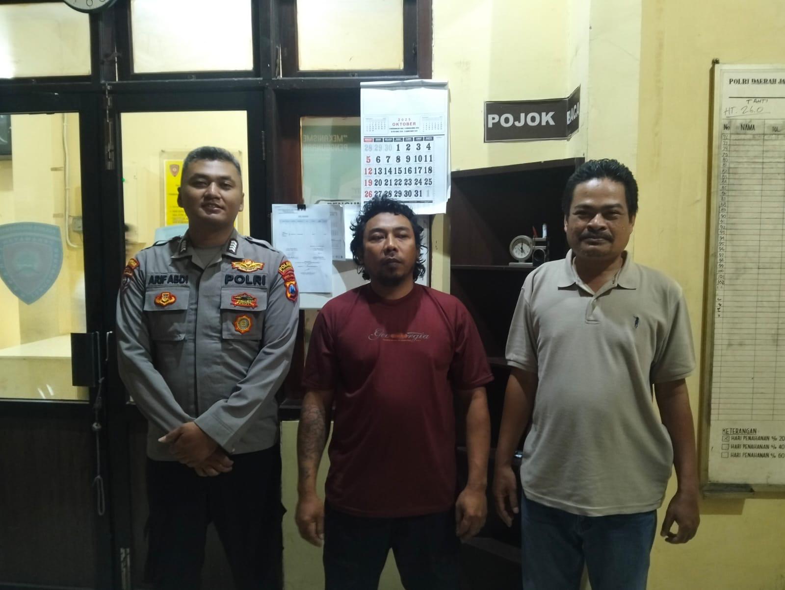 Polsek Trawas Tangkap DPO Pencuri Kayu di Hutan Penanggungan