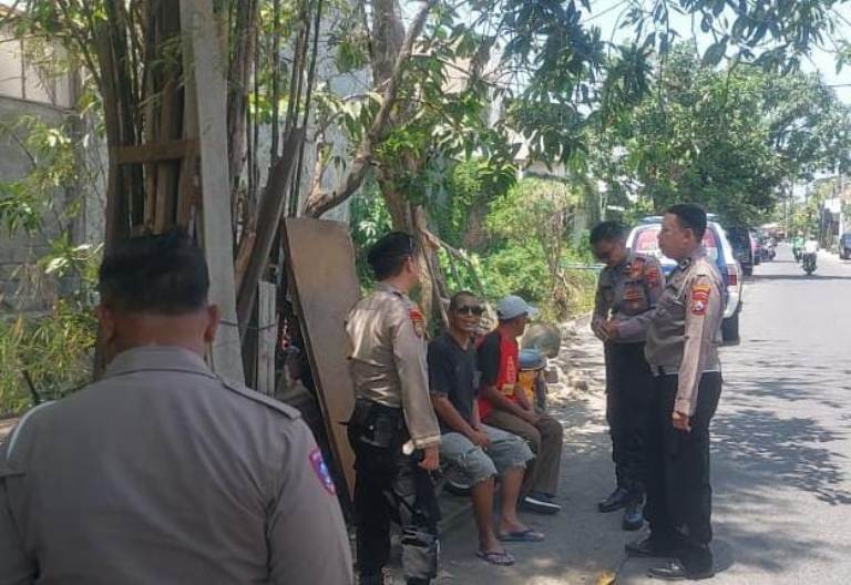 Polsek Mulyorejo Intensifkan Patroli Cegah Kejahatan di Kalijudan Surabaya