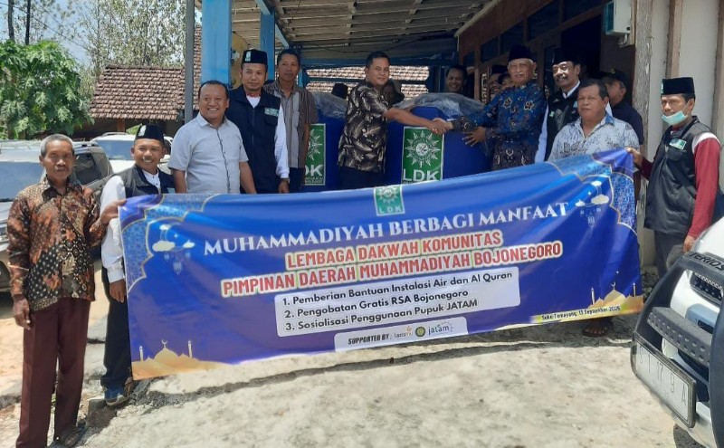 LDK PDM Bojonegoro Gelar Muhammadiyah Berbagi Manfaat di Desa Soko Temayang