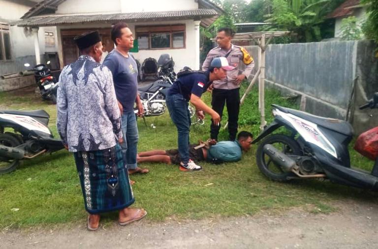 Berupaya Kabur, Dua Pelaku Curanmor Jember Tertangkap di Persawahan