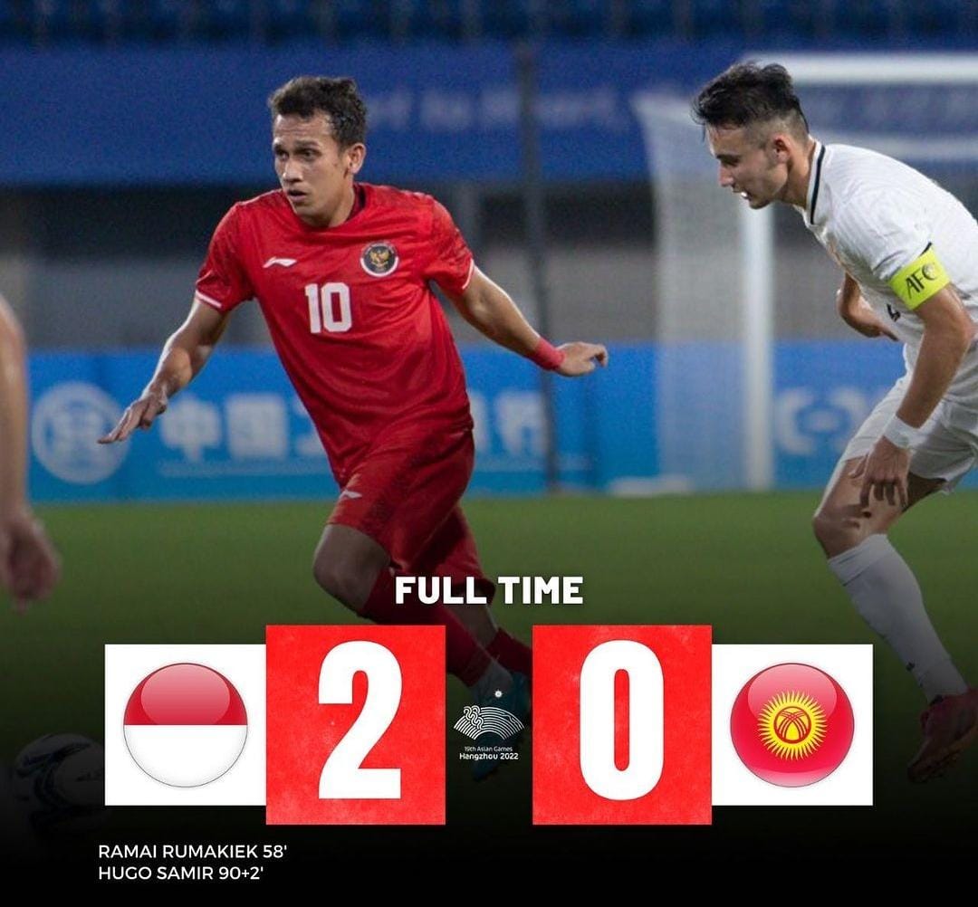 Main Taktis, Indonesia U-24 Bungkam Kirgizstan 2-0