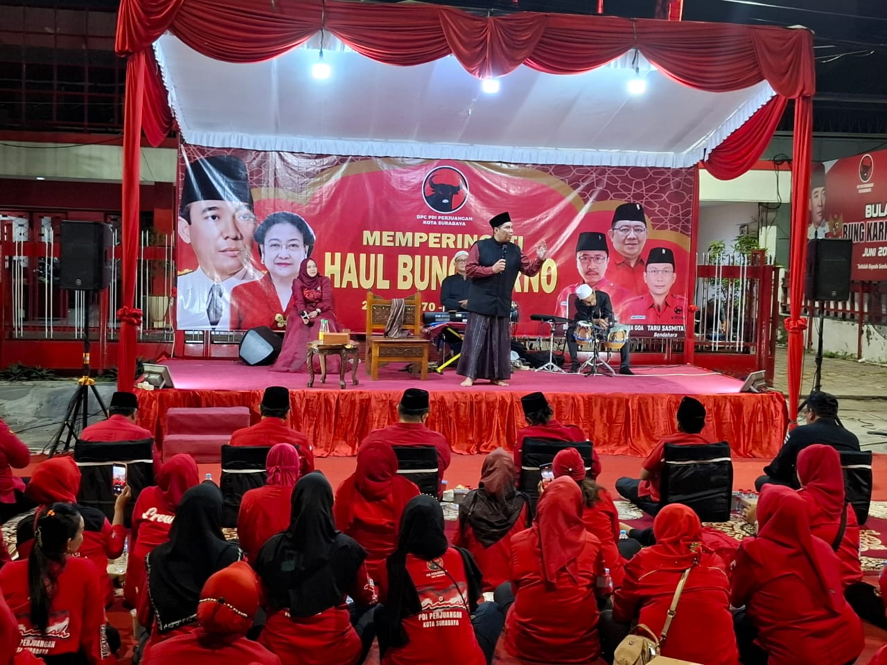 Haul Bung Karno, PDI Perjuangan Surabaya Ajak Masyarakat Lanjutkan Perjuangan dengan Kesetiaan dan Pengabdian