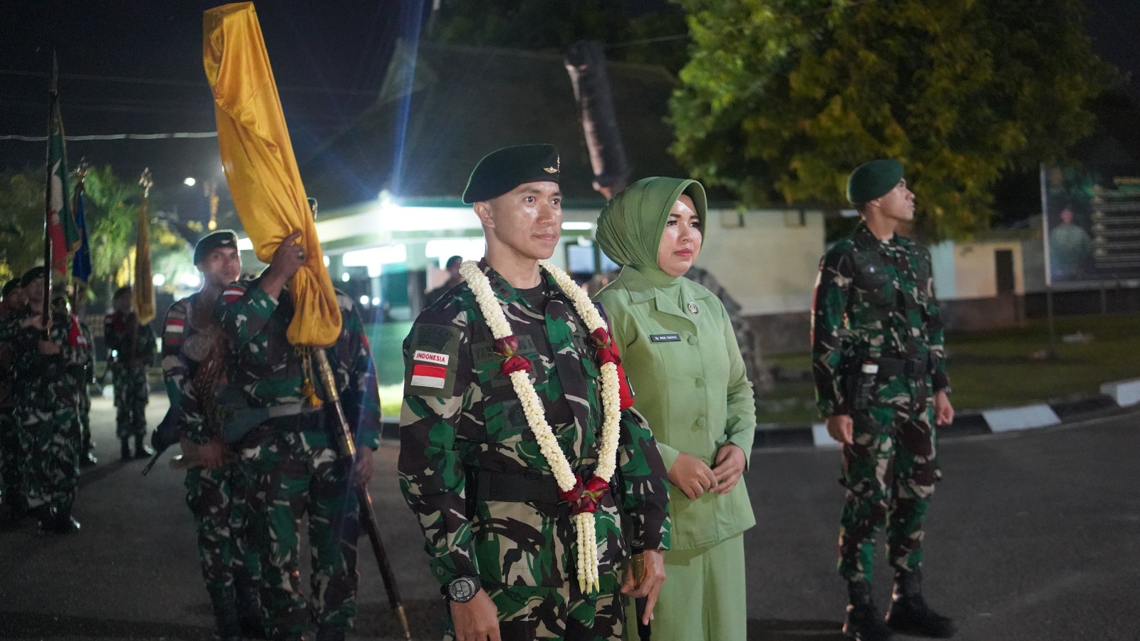 Prajurit Yonif 501/BY Kembali dari Misi di Papua, Disambut Haru dan Penuh Kebanggaan di Madiun