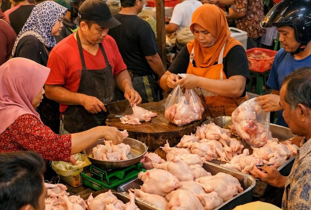 Jelang Ramadan Permintaan Daging Ayam di Jember Tembus 2 Kuintal per Hari, Harga Mulai Merangkak Naik