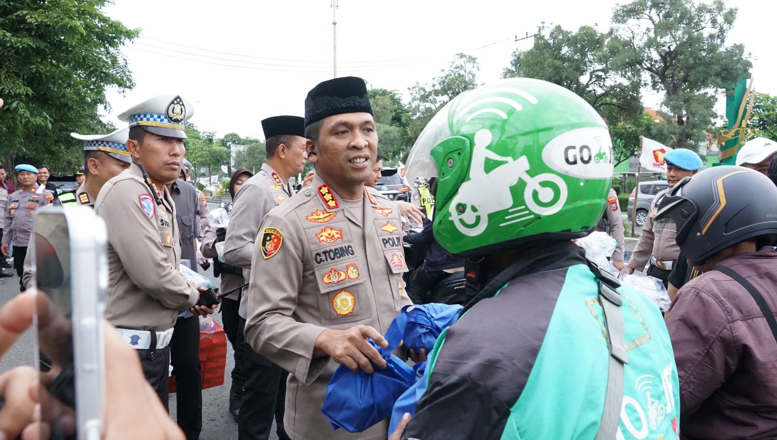 Polresta Sidoarjo Bersama IJTI Tebar Kebaikan di Bulan Ramadan