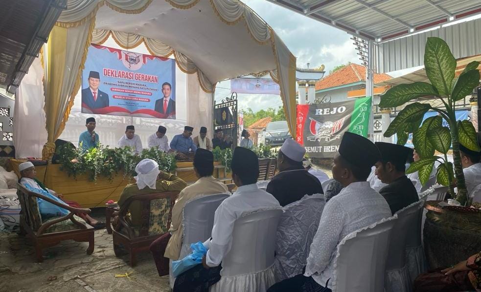 Semut Ireng Conection, Kyai-Lora Madura Dukung Prabowo-Gibran Menang Sekali Putaran