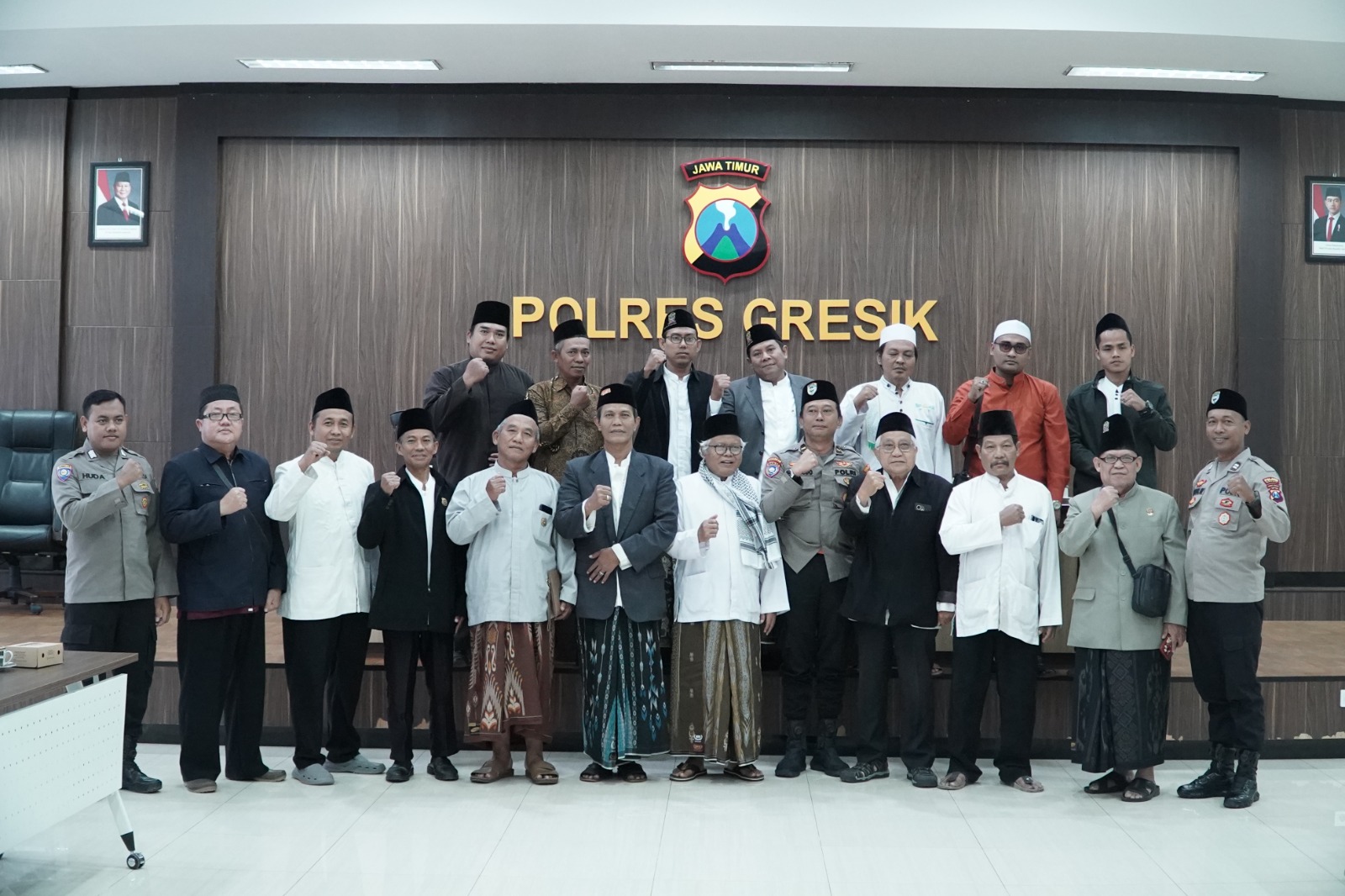 Polres Gresik Gelar Anev Dai Kamtibmas, Fokus Penguatan Wawasan Kebangsaan Jelang Nataru