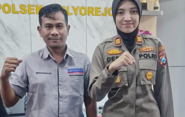 Jalin Silaturahmi Polsek Mulyorejo dan SKH Memorandum untuk Perkuat Sinergitas 