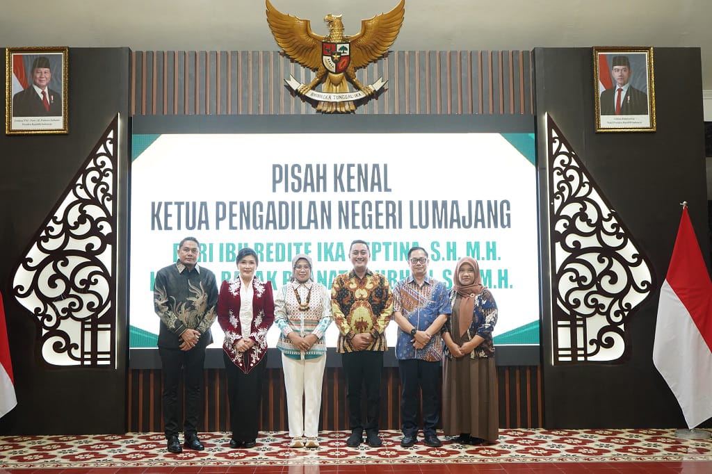 Pisah Sambut Ketua Pengadilan Negeri  Lumajang, Ini Pesan Mas Yudha