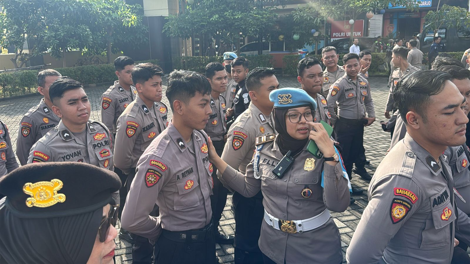 Jelang Hari Bhayangkara Ke-79, Propam Polda Jatim Cek Kedisiplinan Anggota Polresta Sidoarjo