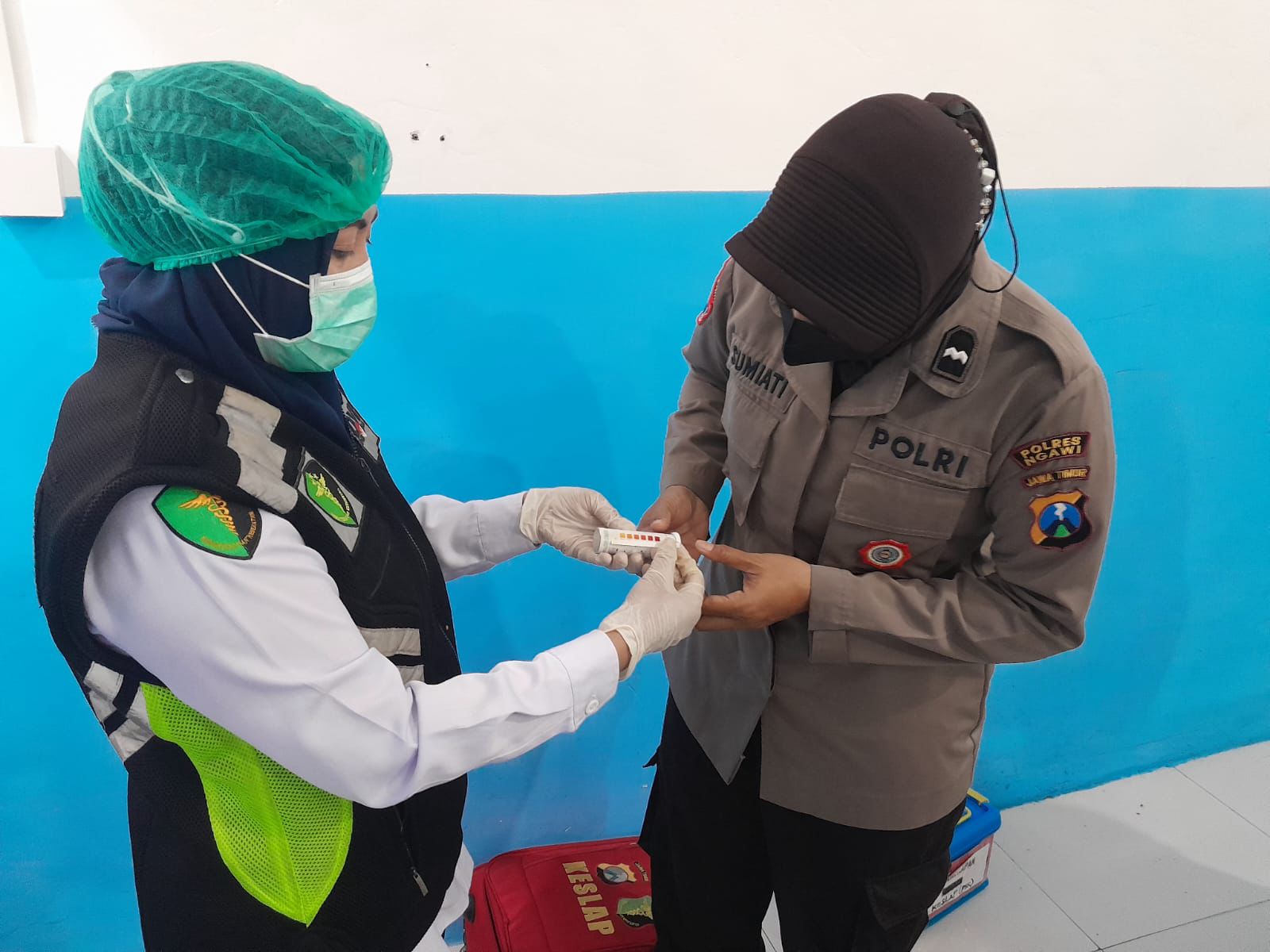 Sidokkes Rutin Laksanakan Food Safety di SPPG Polres Ngawi Sebelum MBG Didistribusikan