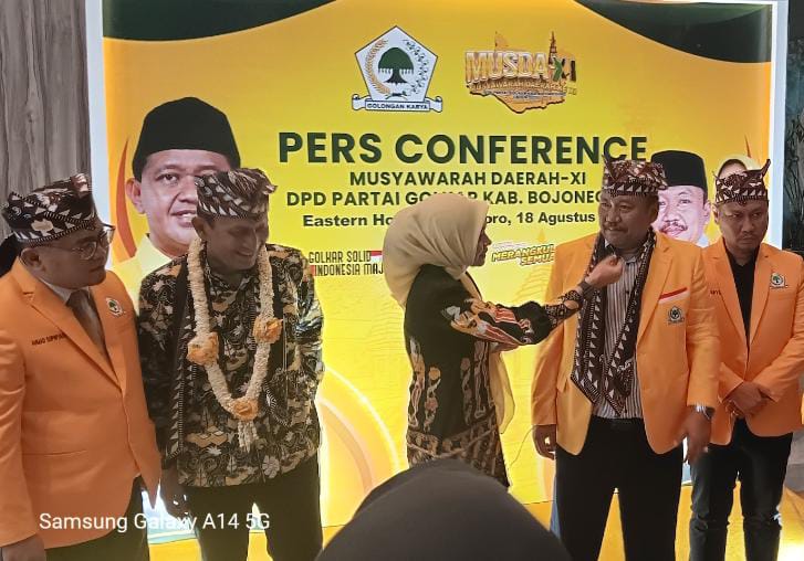 Musda XI DPD Golkar Bojonegoro, Ahmad Supriyanto Terpilih Aklamasi Jadi Ketua