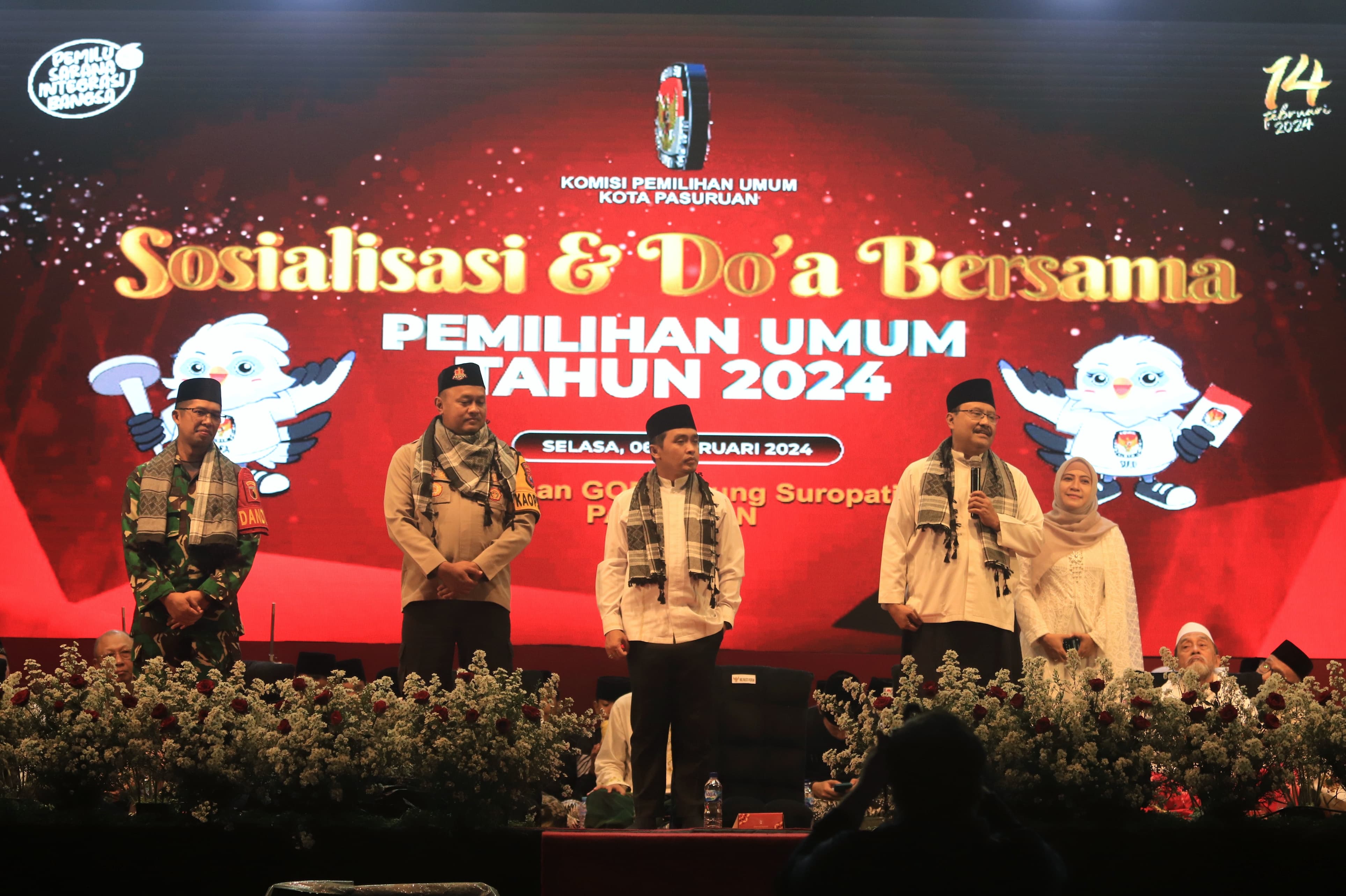 Jelang Pemilu 2024, Gus Ipul Bersama KPU Ajak Sosialisasi dan Doa Bersama 