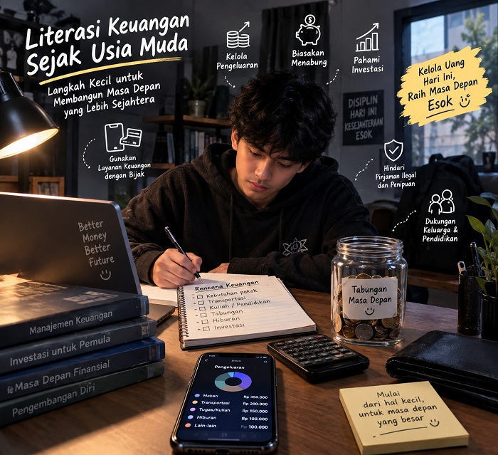 Literasi Keuangan Sejak Dini, Cara Generasi Muda Mengatur Uang dan Menabung