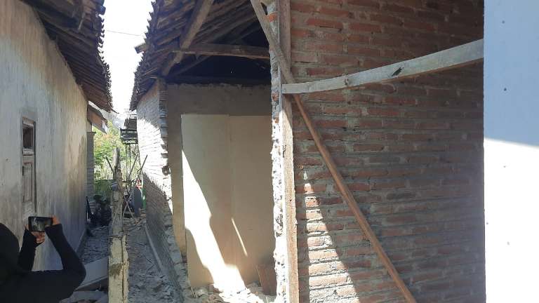 Rumah Terdampak Gempa Situbondo Magnitudo 5,7 Bertambah Jadi 64 Unit