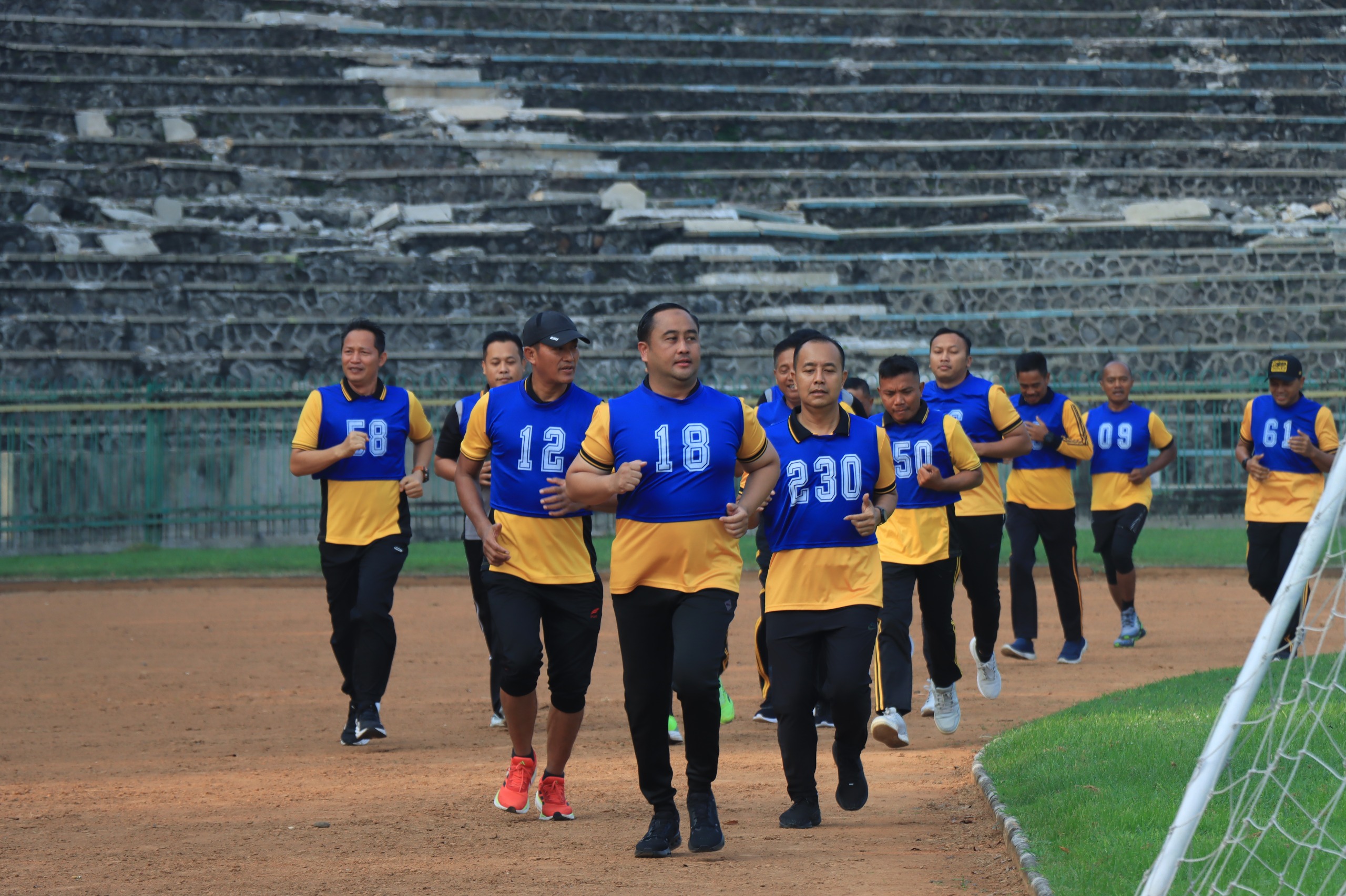 Tes Kesemaptaan Jasmani, Polres Gresik Jaga Kebugaran Personel
