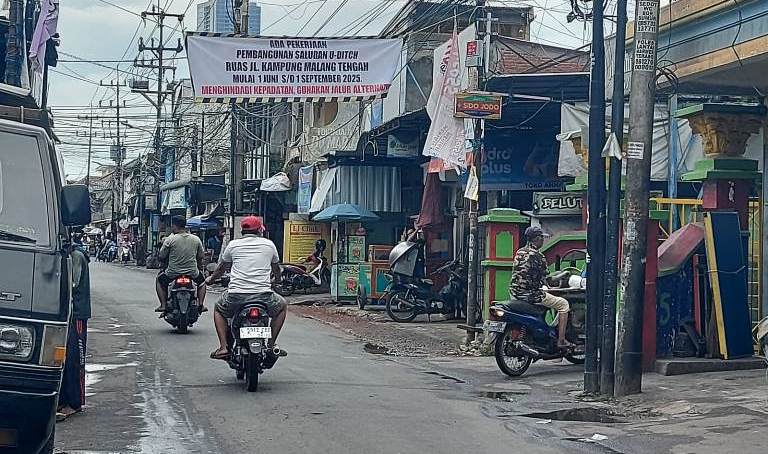 Proyek Saluran U-Ditch di Kampung Malang Tengah Dimulai September, Macet Bayangi Pikiran Warga