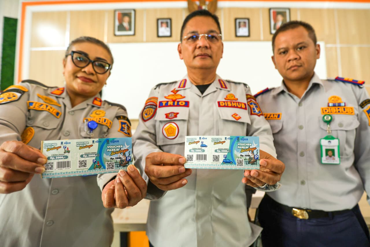 Dishub Surabaya Sanksi Tegas Jukir Tolak Voucher